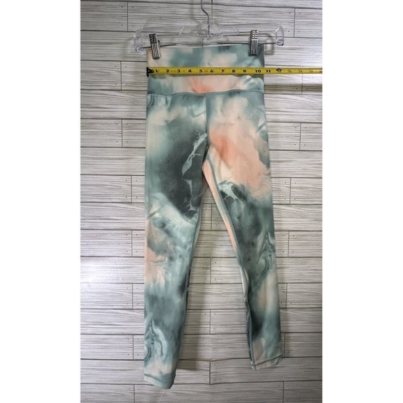 Athleta Elation Printed 7/8 Tight Marine Minimalistic Grey Size‎ XXS Tie Dye - Picture 6 of 9